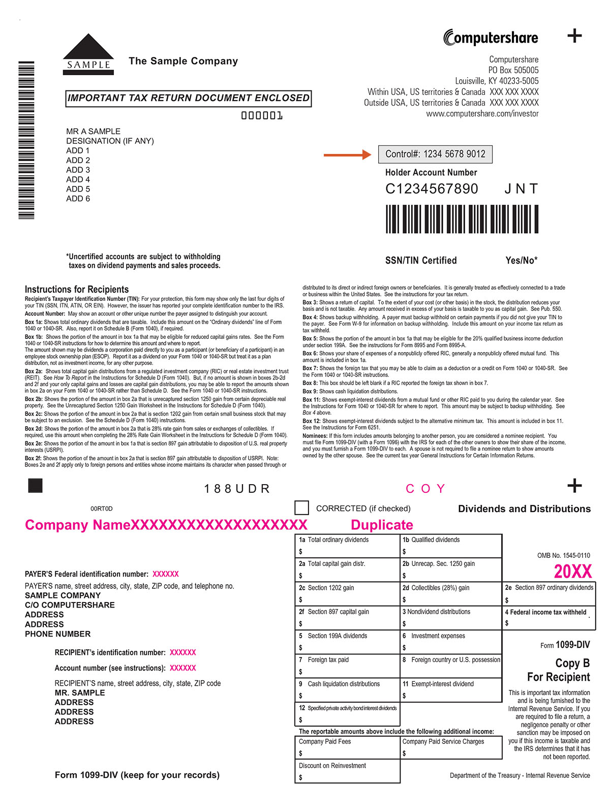 Importing Tax Data From Computershare Into Handr Block