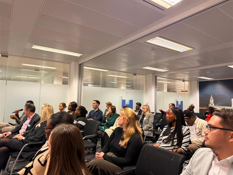 Image of The audience listens on to Computershare’s key speakers