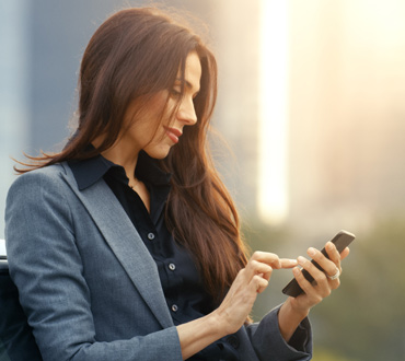 Woman on phone