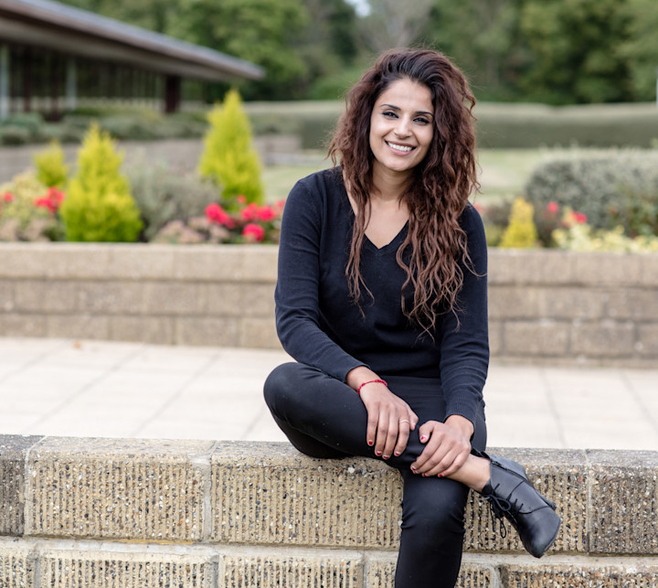 bristol employee sat on wall