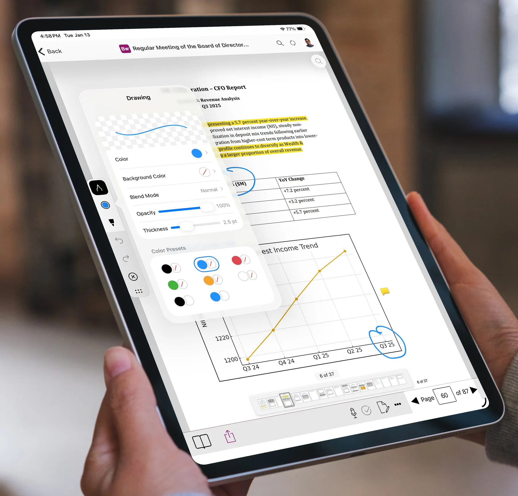 integrated document annotation