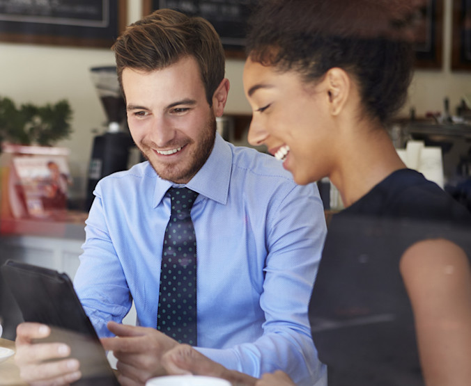 BusinessCoupleTablet-square