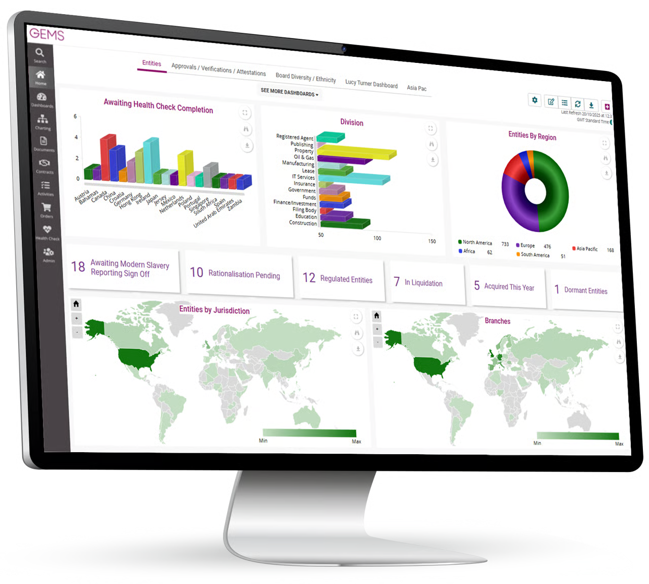 GEMS dashboard screenshot 3