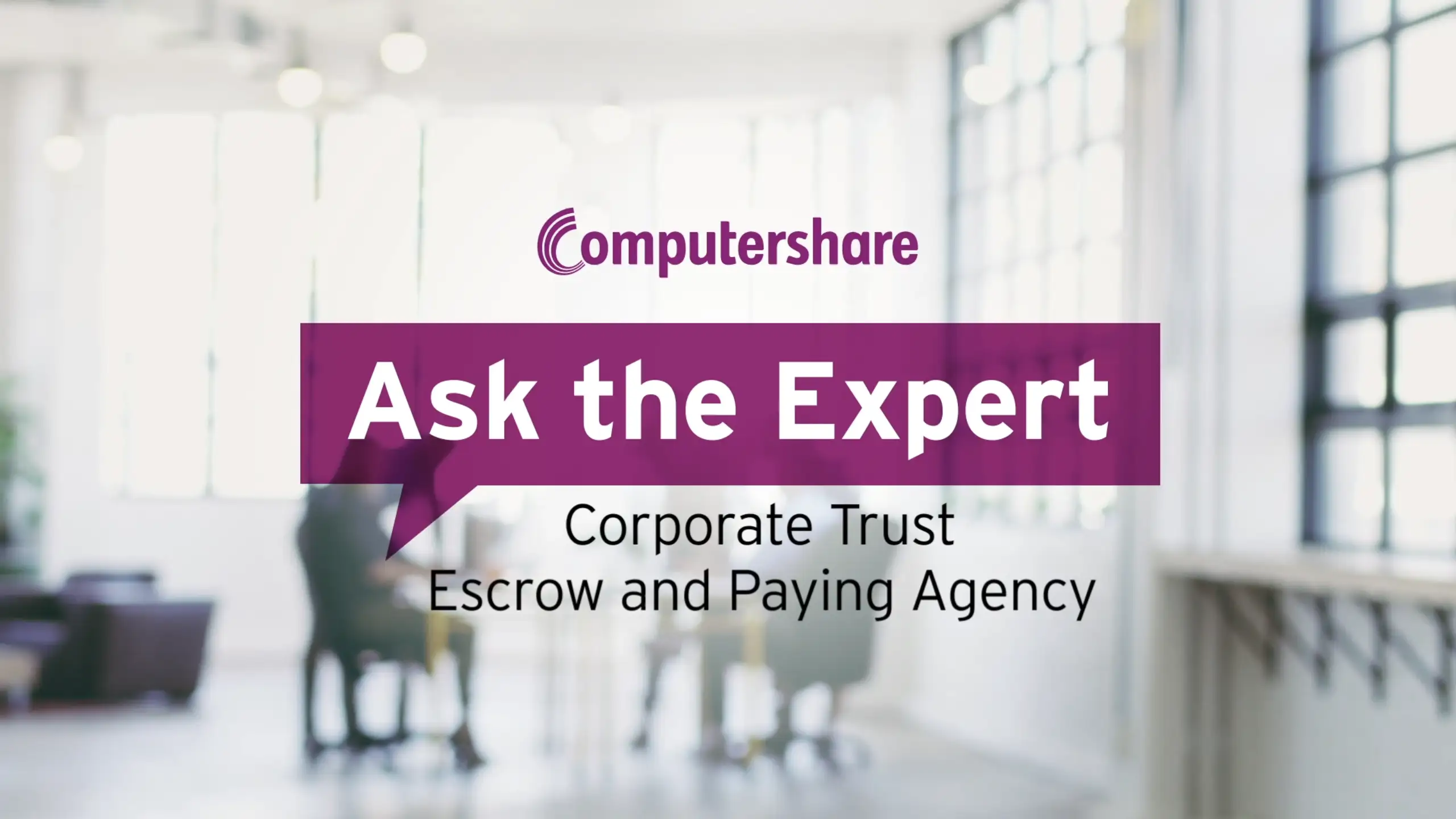 Escrow and Paying Agency — Ask the Expert Episode 2