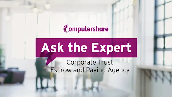 Escrow and Paying Agency — Ask the Expert Episode 1