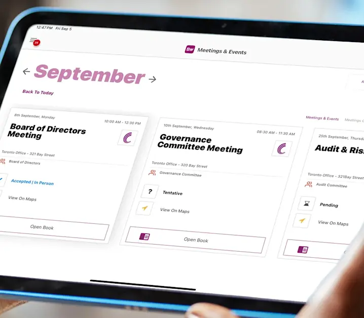 Top 5 considerations for a successful board portal implementation