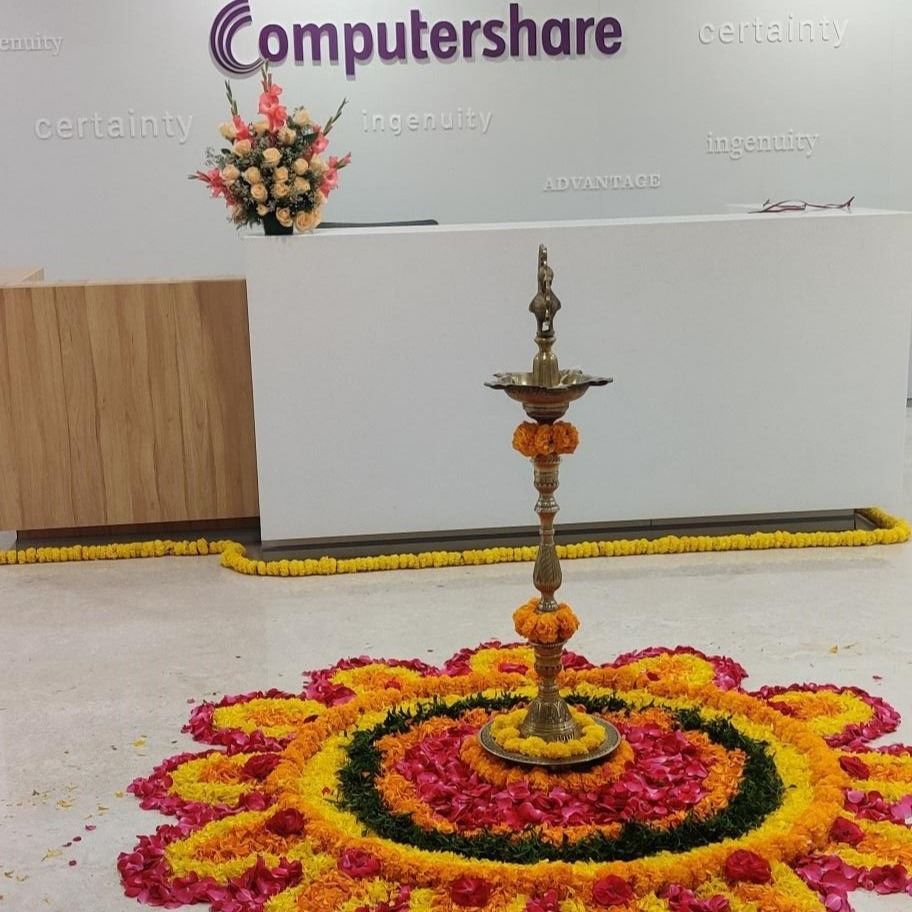 Image of India office reception