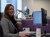 Employee sat in the office Thumbnail of Employee sat in the office