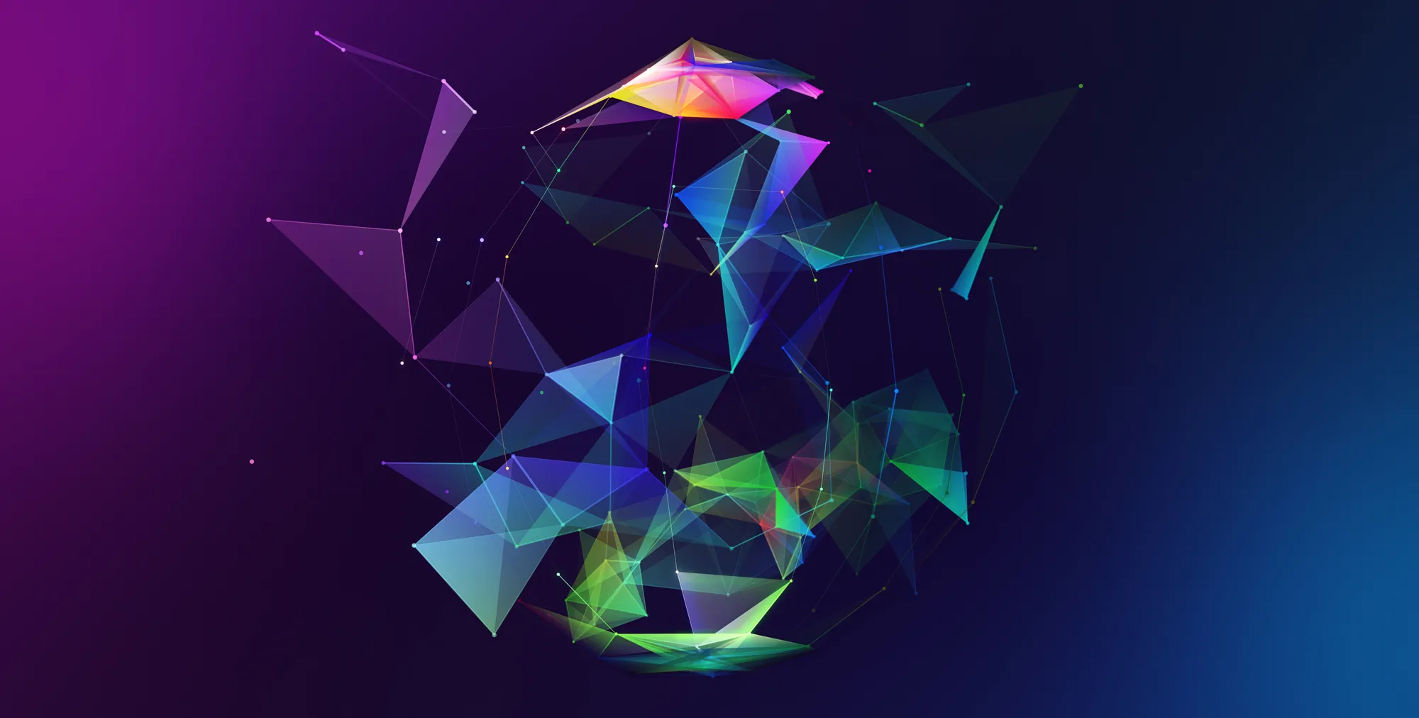 abstract geometric banner shape 2000px