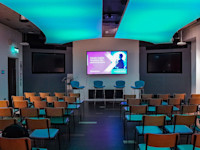 The speaker’s stage at Computershare’s Industry Insights event Thumbnail of The speaker’s stage at Computershare’s Industry Insights event