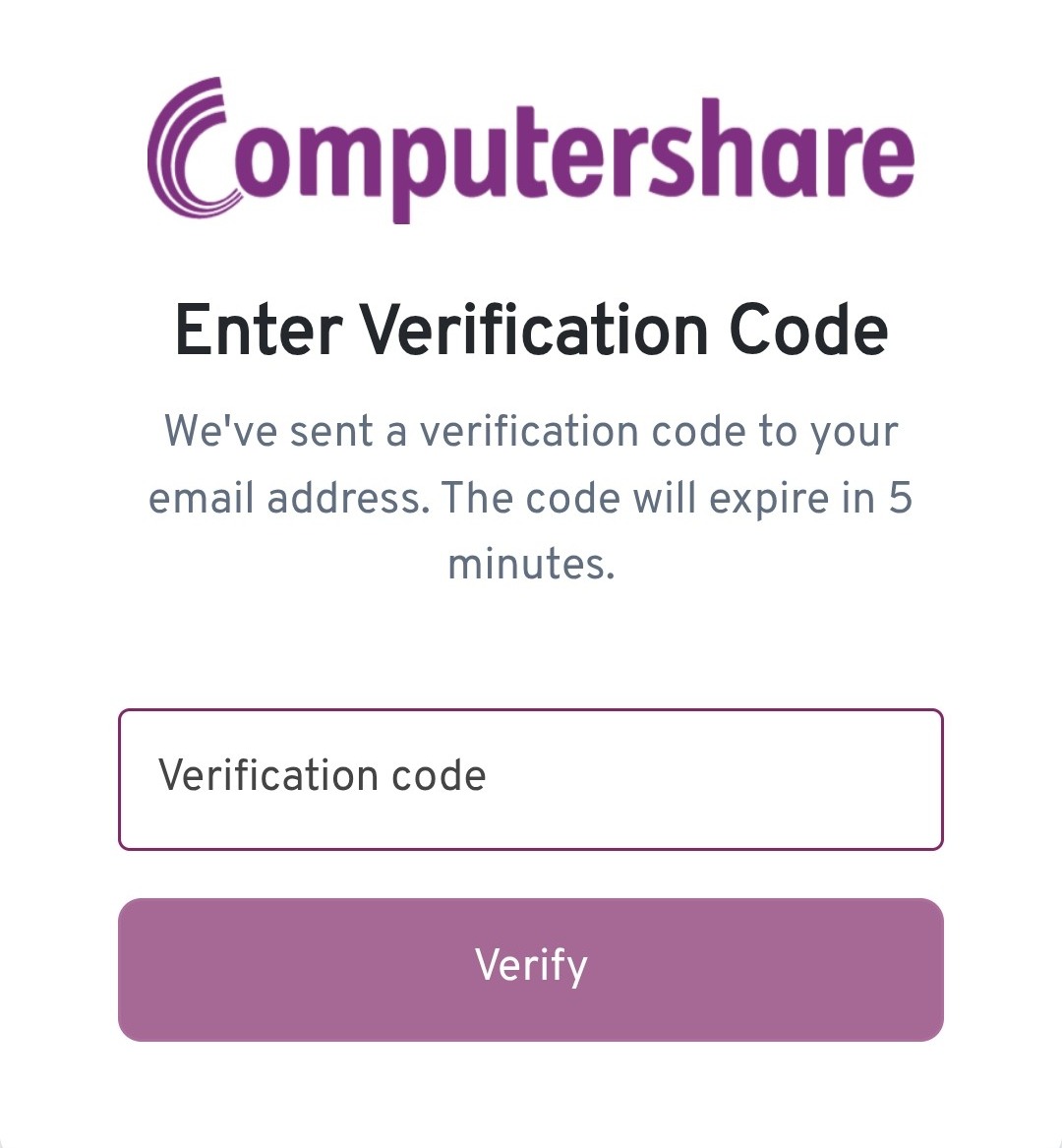 Provide the verification code