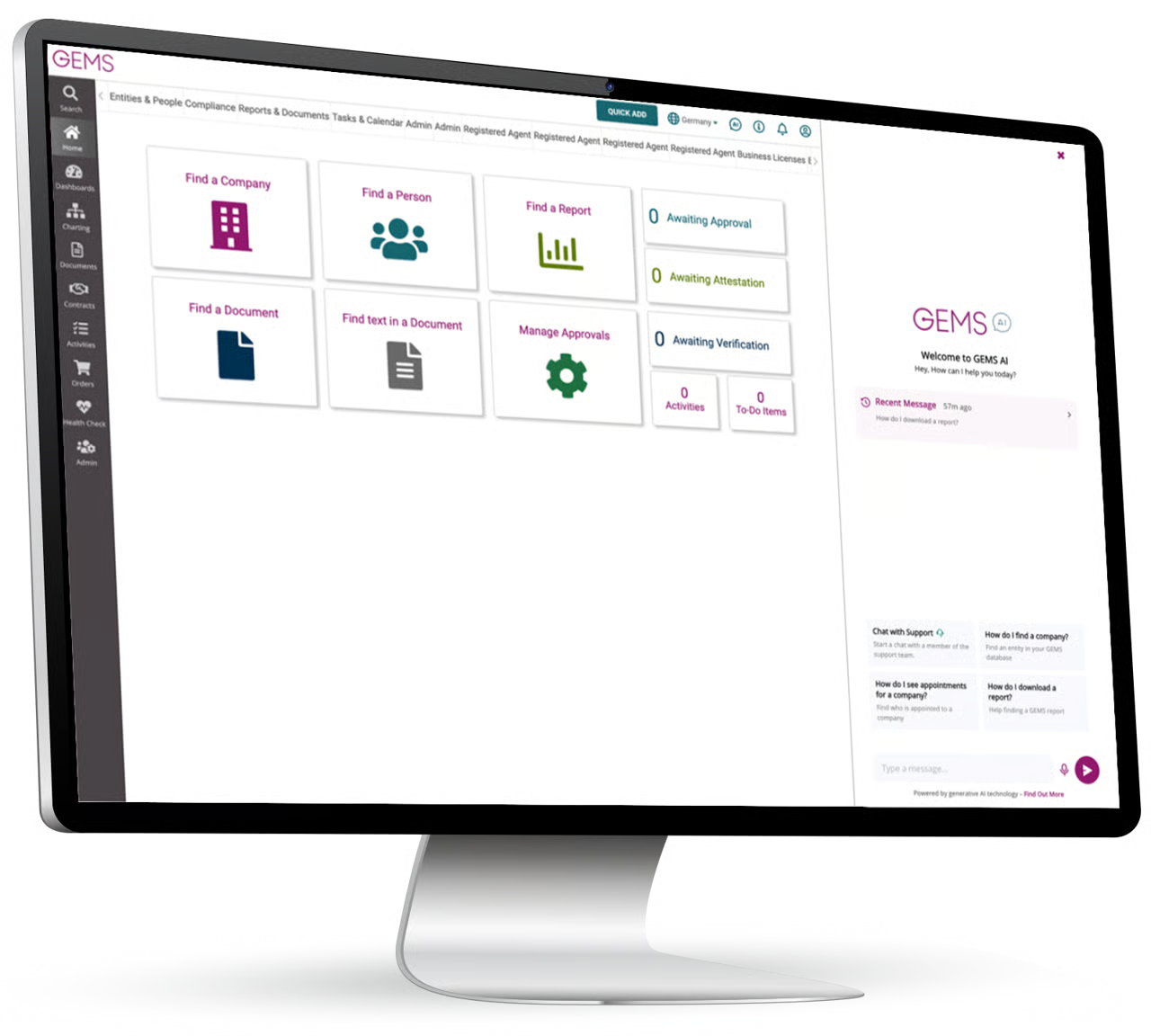 GEMS dashboard screenshot 2