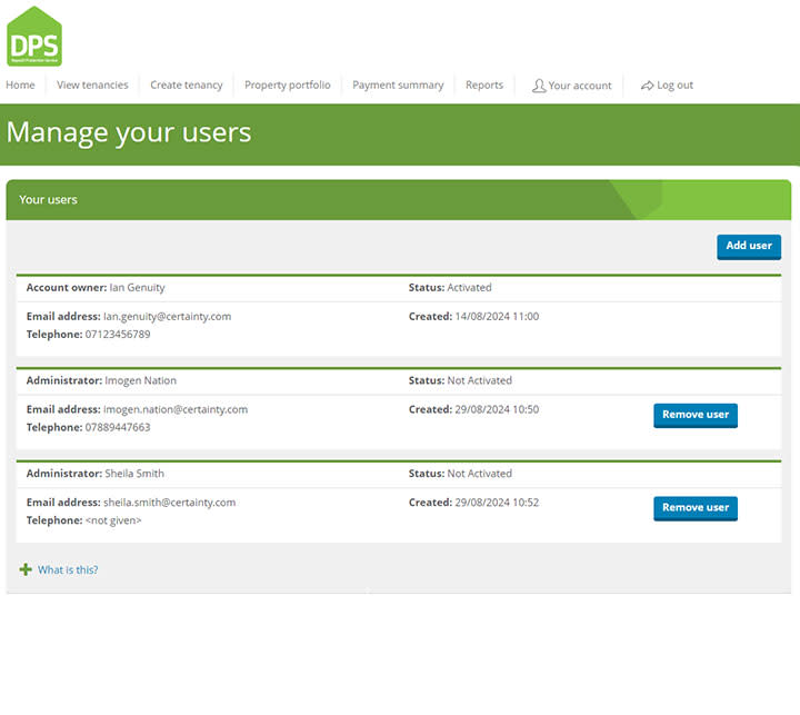 dps-user-management-tile