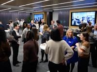 The OpenSpace networking area at the Aviva office Thumbnail of The OpenSpace networking area at the Aviva office