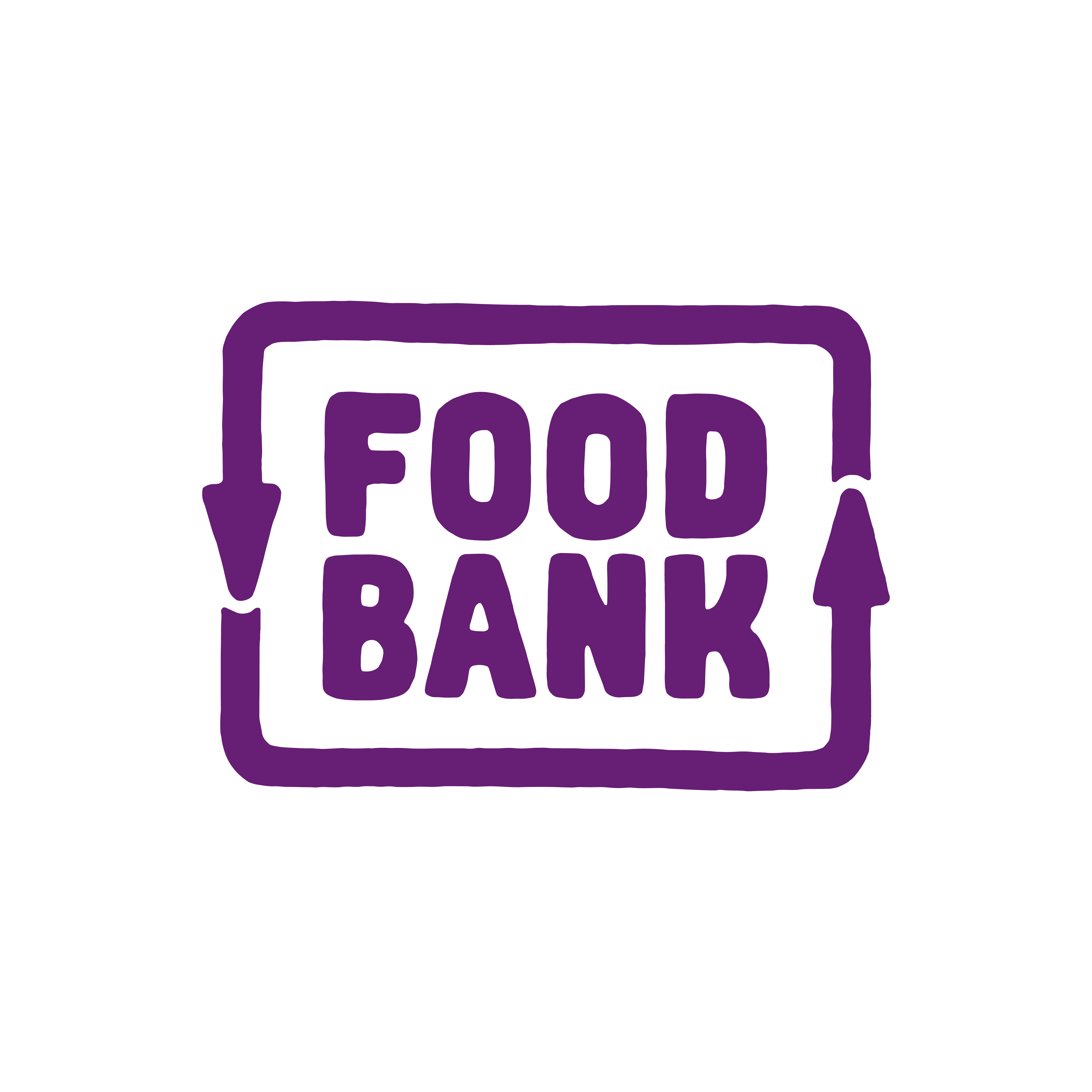 Foodbank Logo Purple PNG