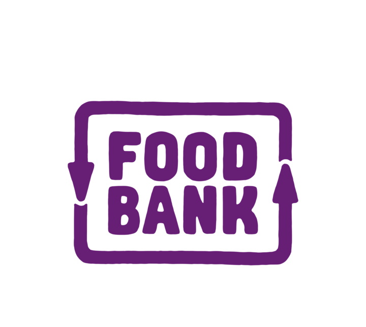 Foodbank Logo Purple PNG
