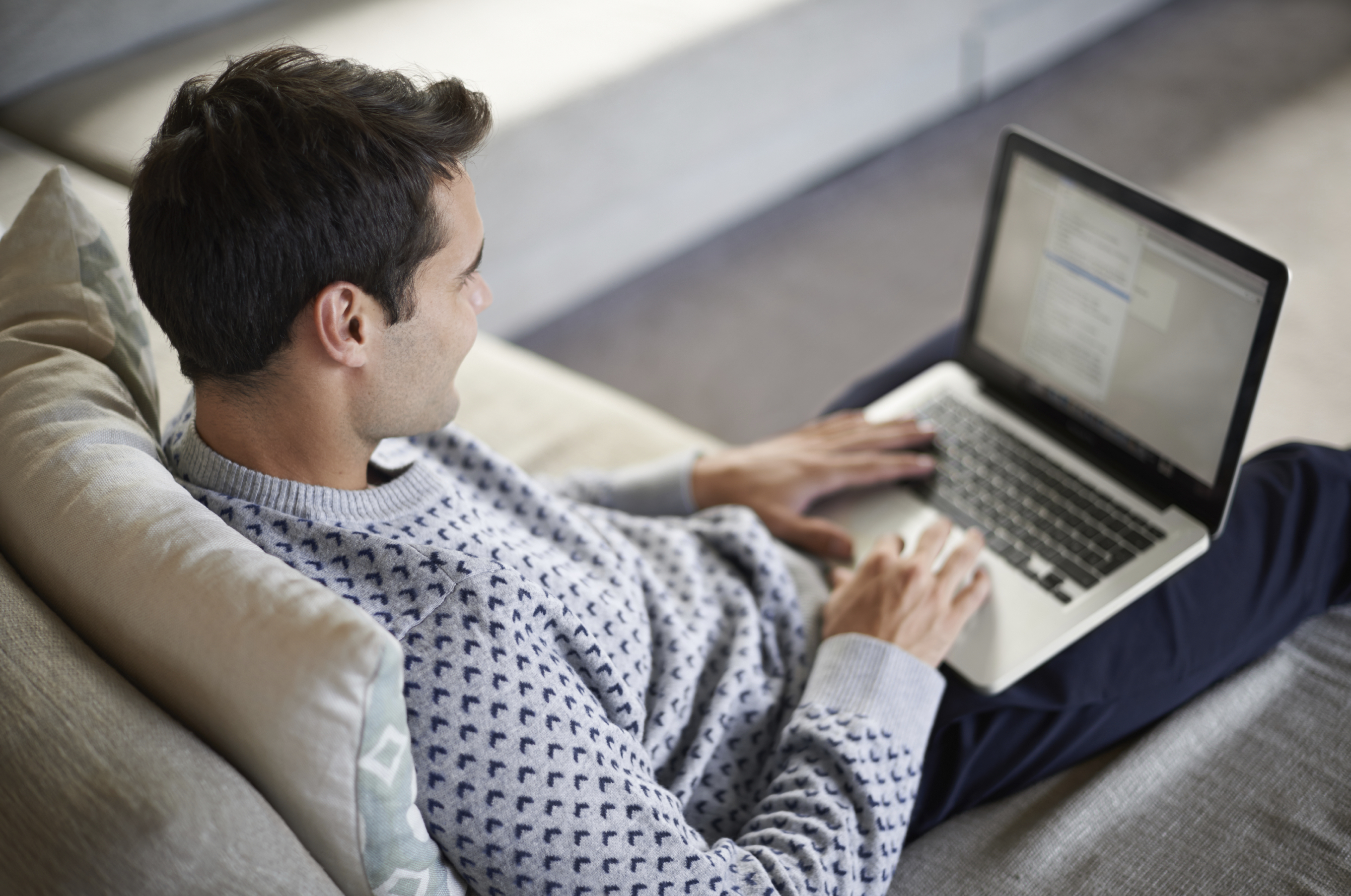 Giving his fingers a workout