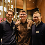 Thumbnail of A group of attendees enjoying the networking