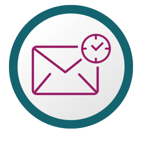 Scheduled mail date