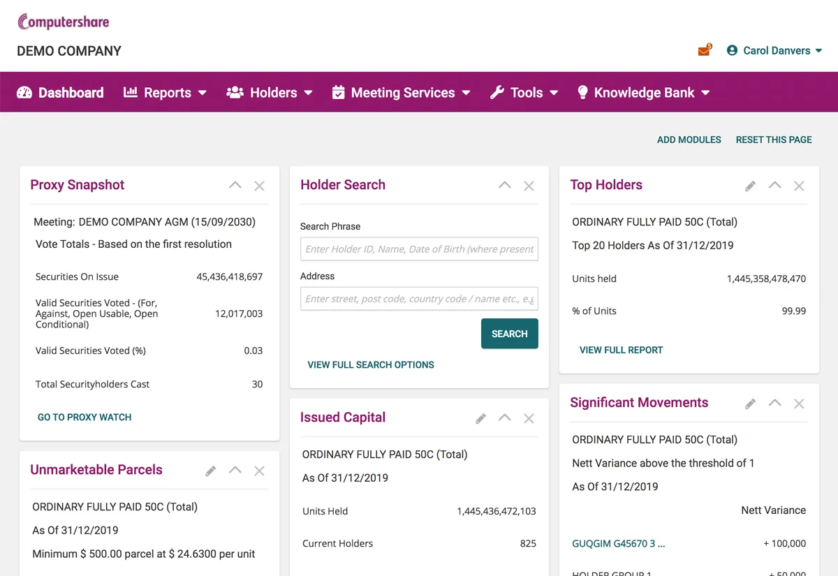 Issuer-Online-Dashboard