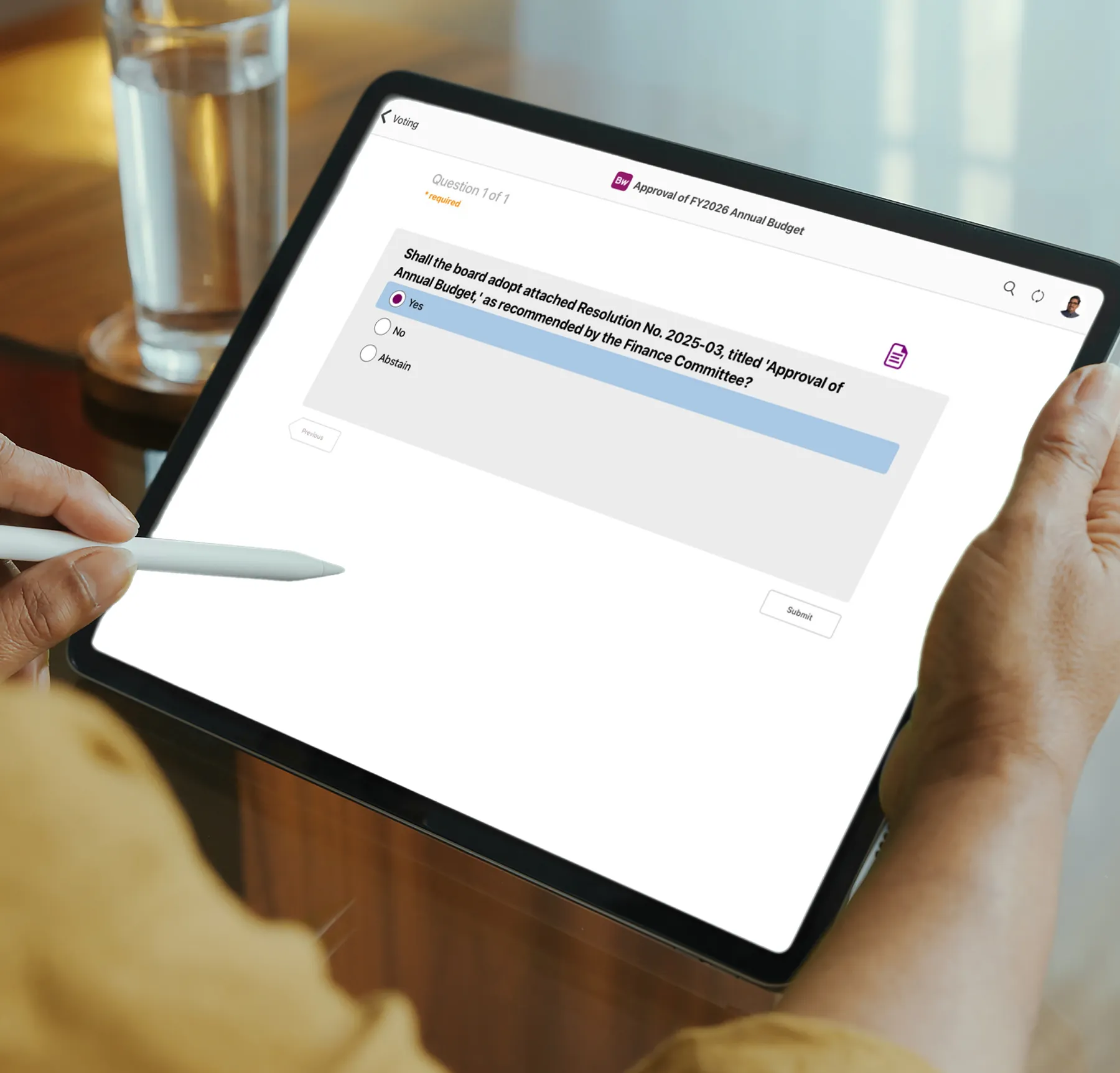 voting and survey modules