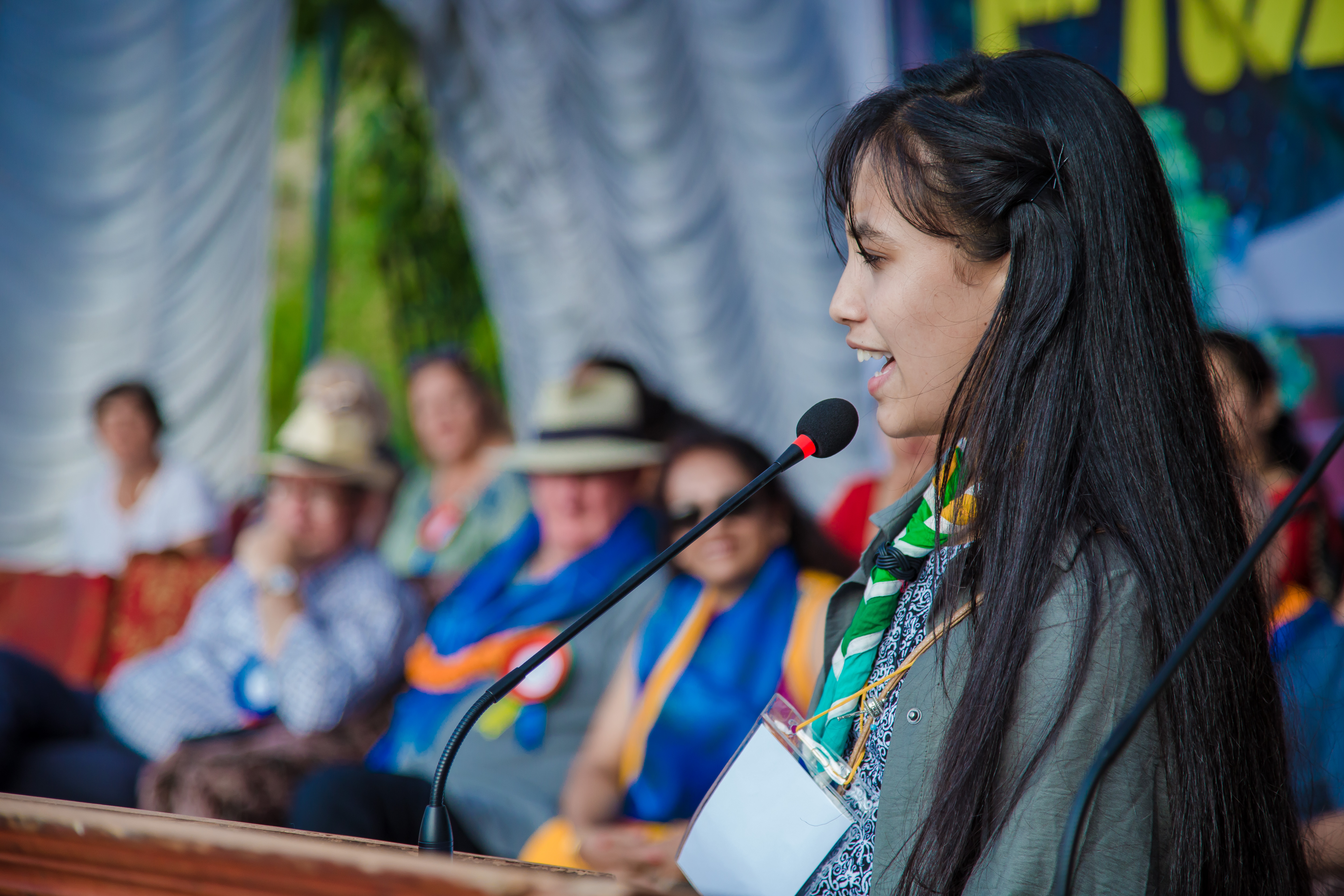 pratikshya shrestha presenting at founders day 2007