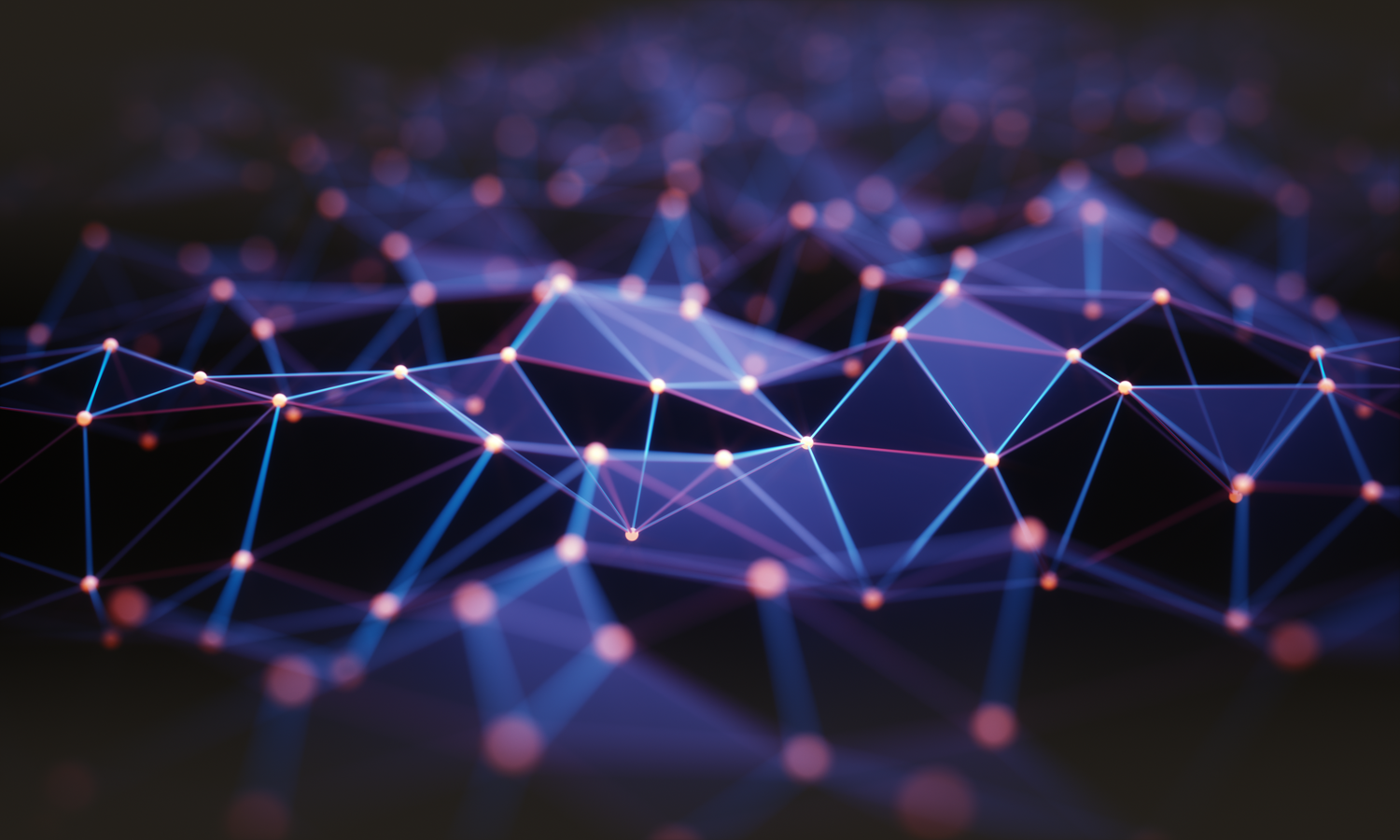 abstract tech image blue