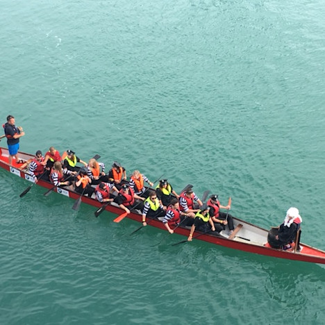 Dragon boat racing Tile image of Dragon boat racing