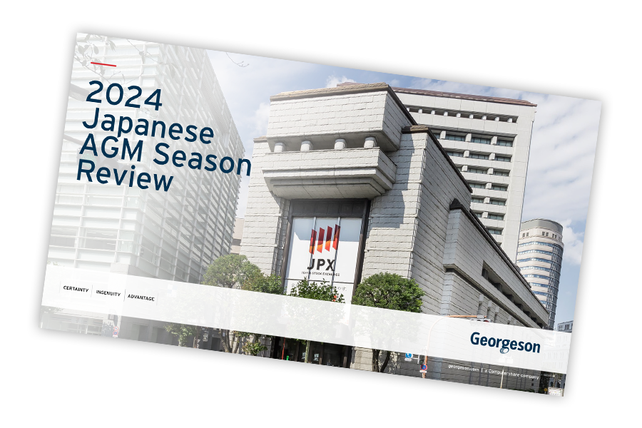 2024 Japan AGM Season Report