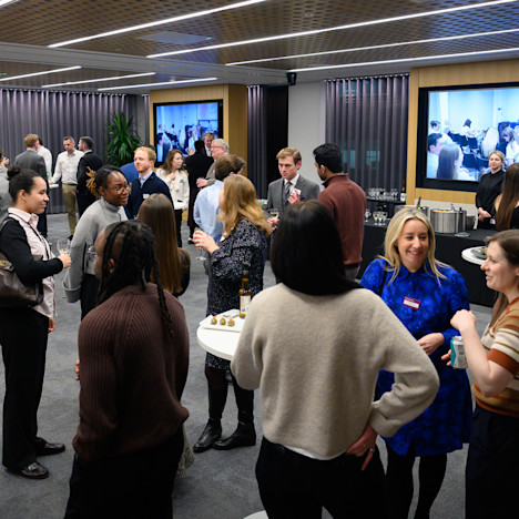 The OpenSpace networking area at the Aviva office Tile image of The OpenSpace networking area at the Aviva office