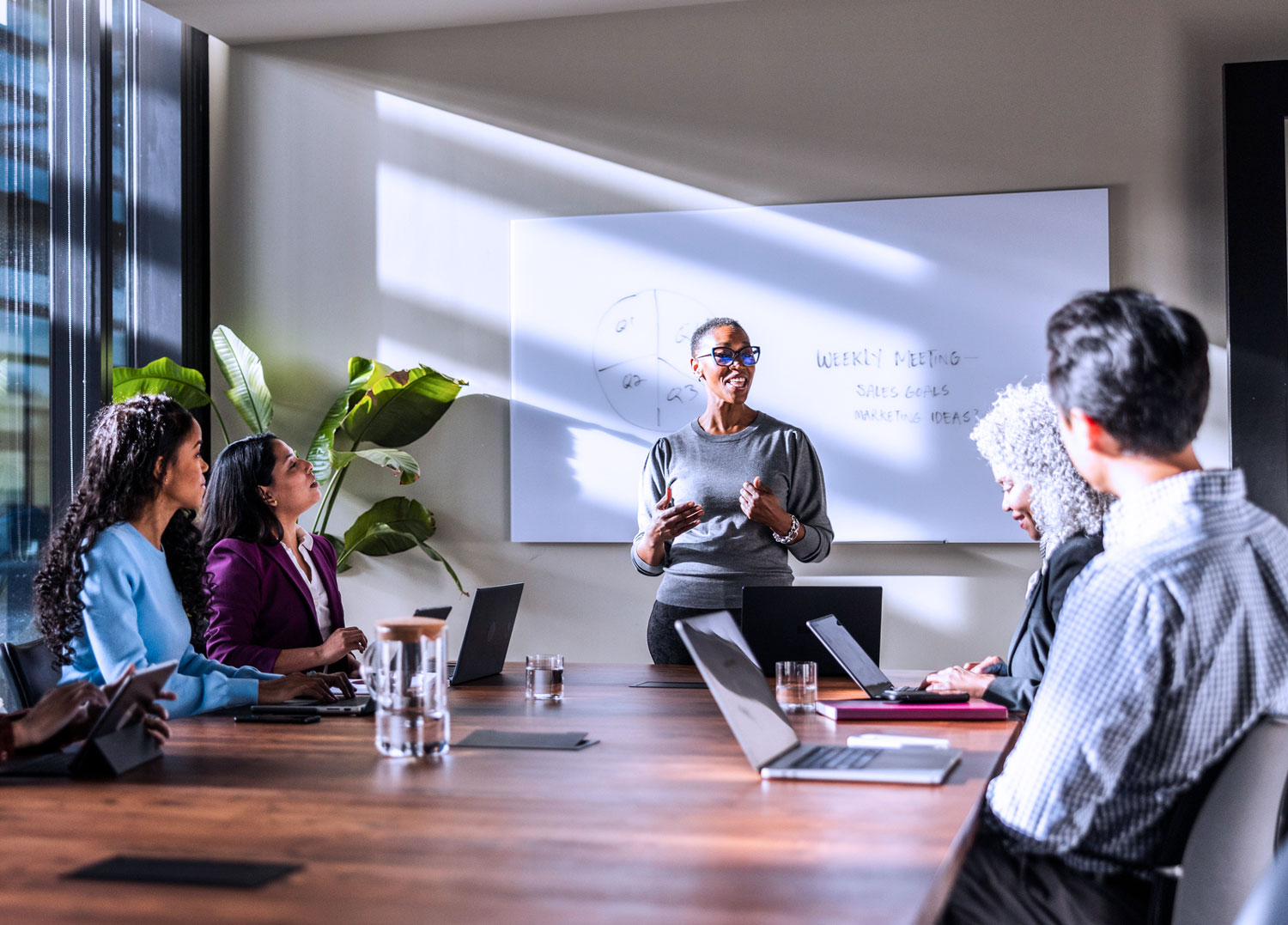 conference meeting presenter