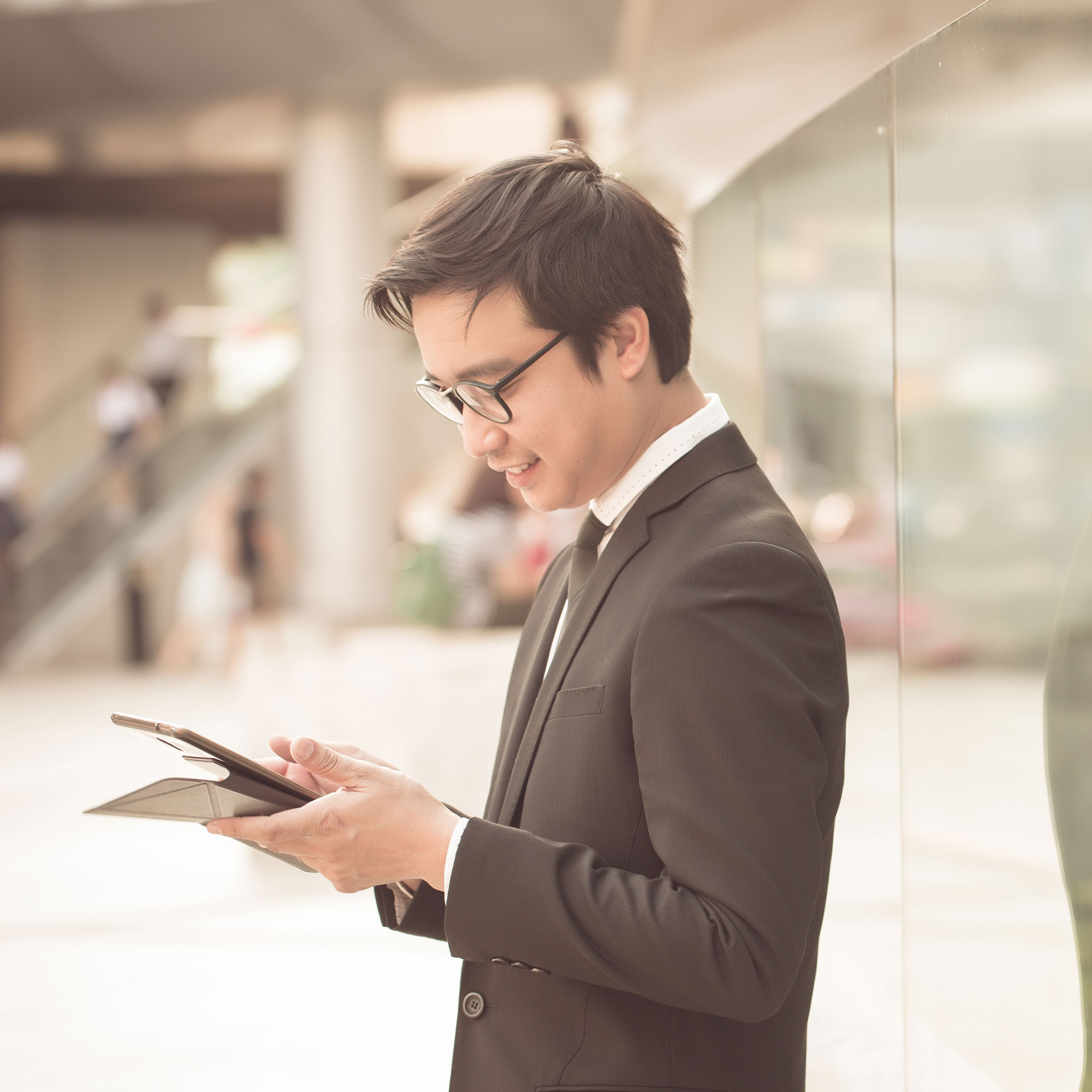 Man on phone