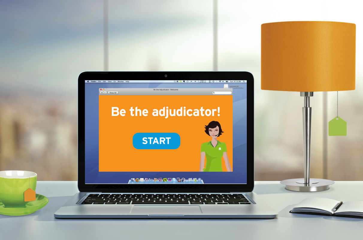 Be the adjudicator!