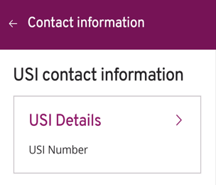 USI Details