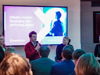 Guests network at our event at IDEALondon Thumbnail of Guests network at our event at IDEALondon