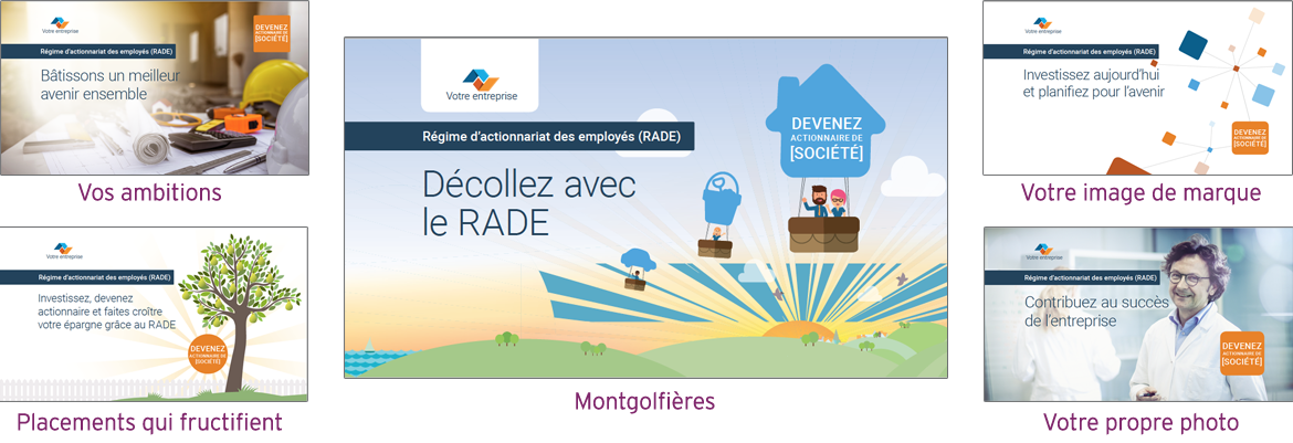 Les thèmes et les documents seront disponibles en français