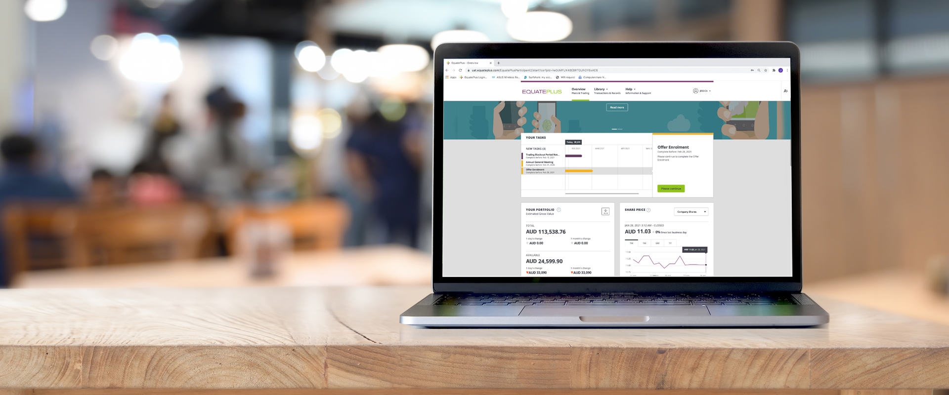 EquatePlus employee share plan platform